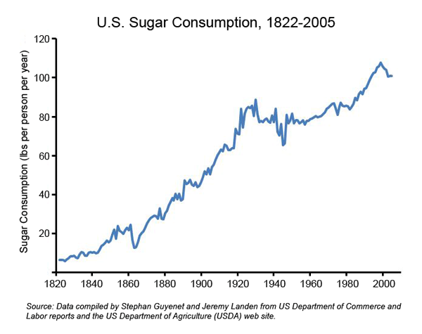 sugar consumption in the usa
